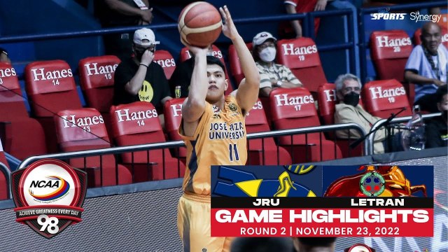 NCAA Season 98 | Game Highlights: JRU vs Letran | Men's Basketball Tournament Round 2