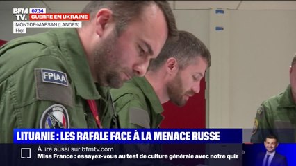 Guerre en Ukraine: la France a envoyé quatre rafales en Lituanie sous mandat de l'OTAN