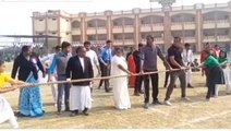 हापुड़: रस्सी खेल प्रतियोगिता का आयोजन, छात्रों में दिखा उत्साह
