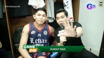 NCAA Season 98 | Dugout raid with the Letran Knights | Game On: Nov. 18, 2022