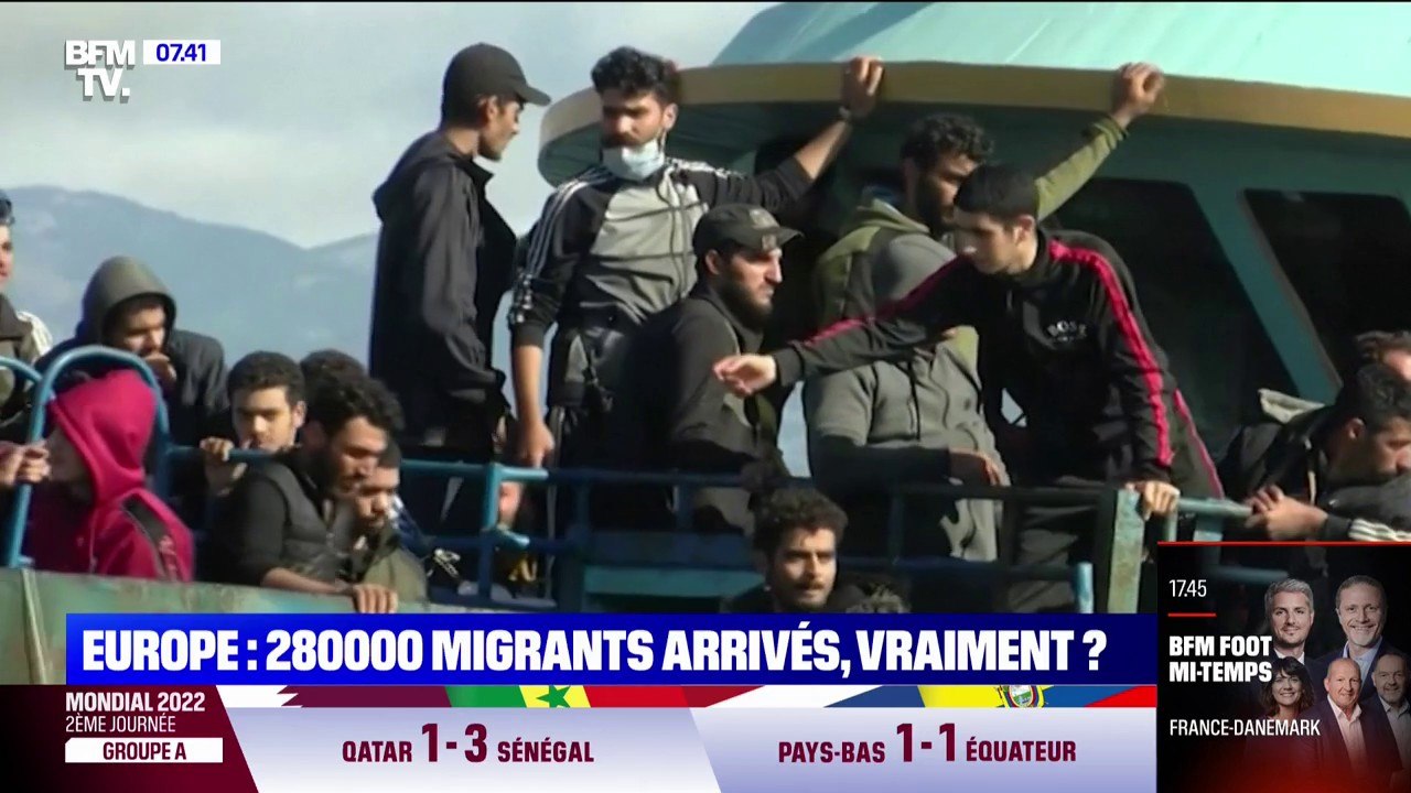 Selon Frontex, le nombre d'entrées irrégulières en Europe est au plus haut depuis la crise migratoire de 2016