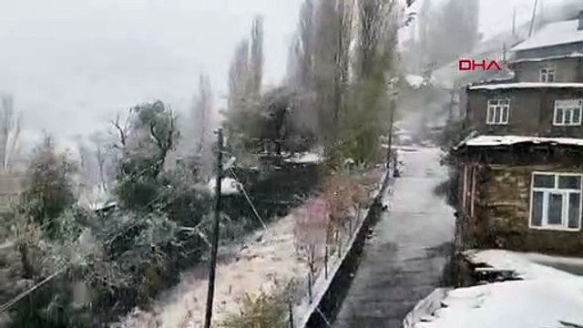 Bahçesaray'da kar kalınlığı 20 santimi buldu