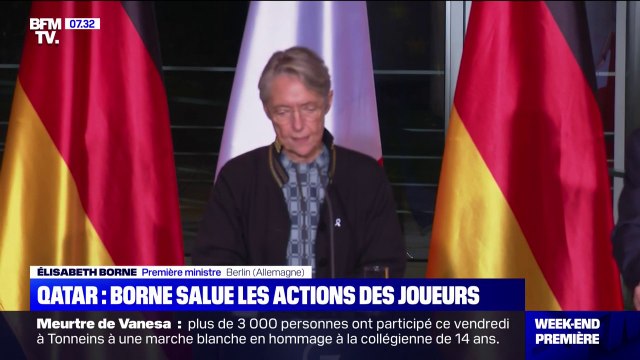 Mondial 2022: Élisabeth Borne estime que c'est une bonne chose que les joueurs s'engagent sur les valeurs que nous partageons