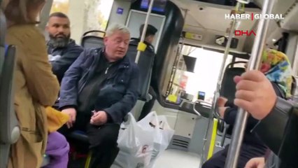 Fatih'te yolcularla şoförünün tartışması kamerada: İETT şoförü müsün, mafya babası mısın?