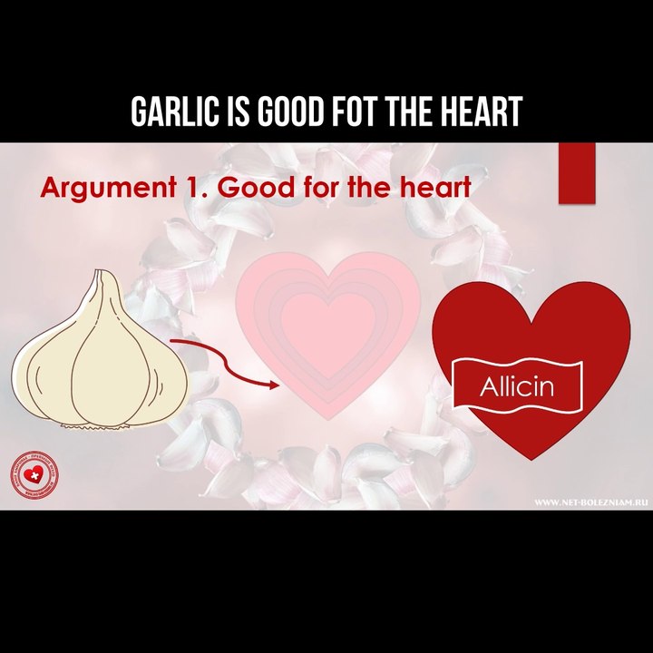 Garlic is good for the heart video Dailymotion