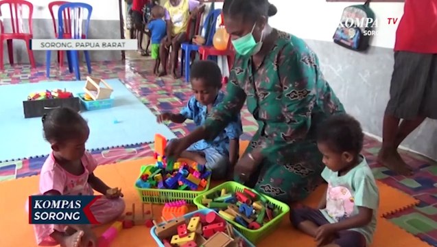 Meski Minim Fasilitas Semangat Belajar Anak Usia Dini Kampung Klayas Tinggi