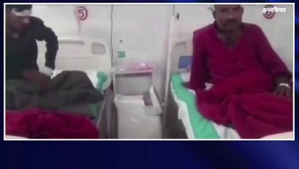 चंदौली: भैंसों के झुंड को बचाने के चक्कर में टैंकर पलटा दो घायल
