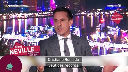 Qatar 2022 - Pour Gary Neville, les records et la rivalité avec Messi font que CR7 veut continuer à jouer
