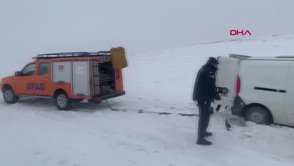 ORDU VE BAYBURT'TA KAR YAĞIŞI