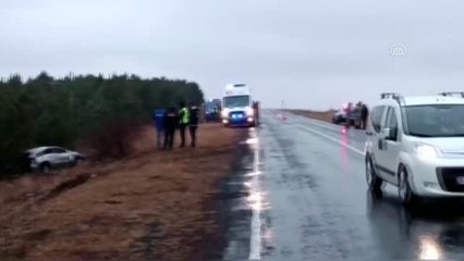 Otomobiliyle şarampole düşen uzman çavuş öldü