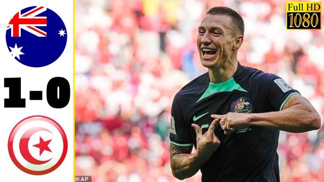 Tunisia vs Australia - 0-1 Highlights & All Goals - FIFA World Cup 2022