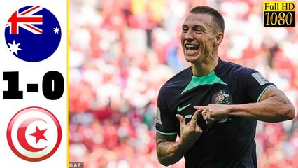 Tunisia vs Australia - 0-1 Highlights & All Goals - FIFA World Cup 2022