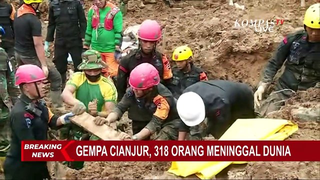 Basarnas Kembali Temukan 8 Jenazah Tertimbun Longsor Gempa Cianjur