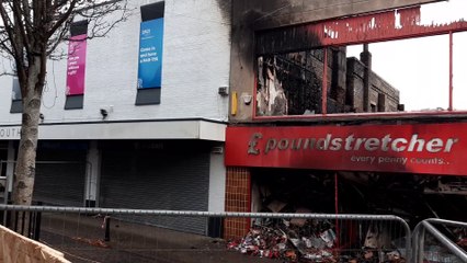 Poundstretcher Leven store gutted by fire