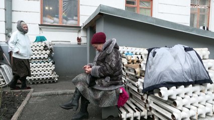Vor russischen Bomben ins Kloster geflohen