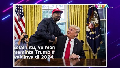 Tanggapan Trump Diminta Jadi Wakil Kanye West Saat Nyapres