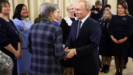 Vladimir Putin consoles mothers of soldiers killed fighting in Ukraine