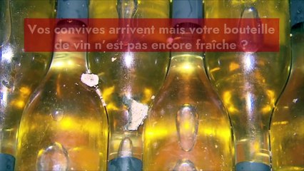 Vin : l’astuce pour refroidir sa bouteille en quelques minutes