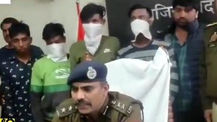 गाजियाबाद: एसएसपी ने डकैती का किया खुलासा, पांच आरोपी हुए गिरफ़्तार जानें कैसे दिया वारदात को अंजाम