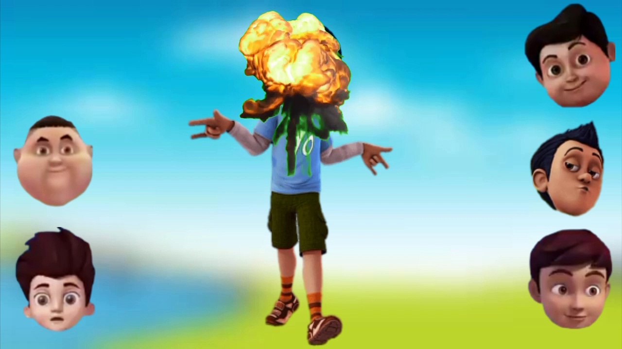 Match The Right Head | Shiva | Might Raju | Vir The Robot Boy | cartoon | Wrong Head Puzzle