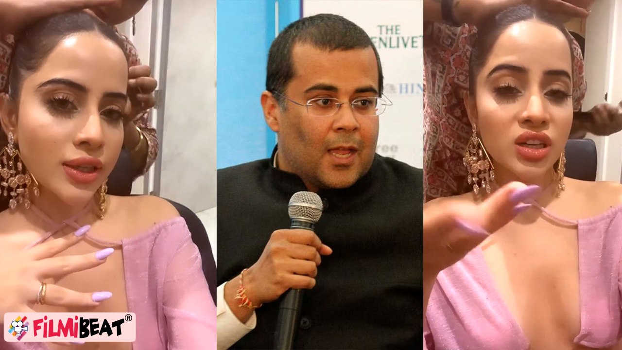 Urfi Javed Chetan Bhagat के Comment पर बौखलाईं,Reveal की Chats,Chetan को बताया 'pervert'! |FilmiBeat
