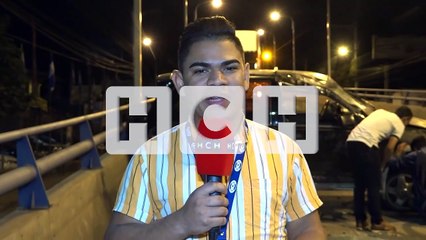 ¡Pérdidas materiales tras fuerte colisión en salida al oriente de TGU!