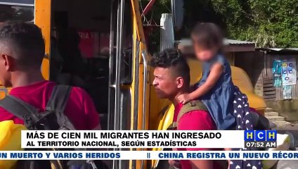 Más de 100 mil migrantes han ingresado a Honduras este año