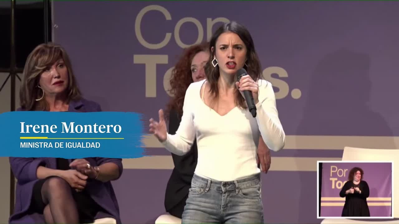 Irene Montero: "Solo en equipo podemos avanzar"