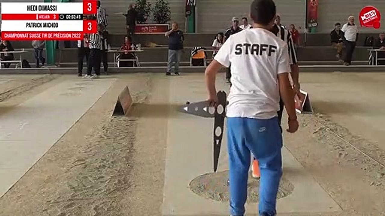 Hedi DIMASSI vs Patrick MICHOD - Championnat Suisse de tir de précision pétanque 2022