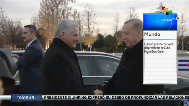 Síntesis 26-11: Culminó gira internacional del presidente cubano Díaz-Canel