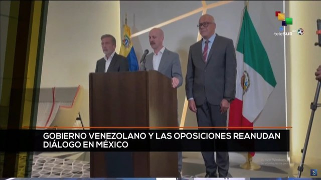 teleSUR Noticias 11:30 26-11: Gobierno venezolano y las oposiciones reanudan diálogo