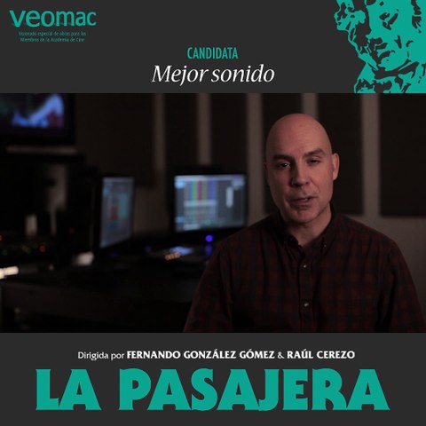Vídeo cómo se hizo el sonido de la película de terror "La pasajera", codirigida por Raúl Cerezo y Fernando González Gómez.