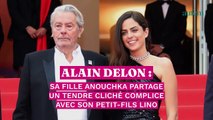 Alain Delon : sa fille Anouchka partage un tendre cliché complice avec son petit-fils Lino