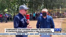 ¡Ante inminente desalojo! Organización Campesina abandona toma de los predios de Dinant en Tocoa