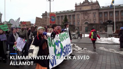 Hatszáz fiatal klímaaktivista beperli a svéd államot