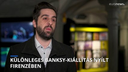 Használaton kívüli olasz templomban nyílt Banksy-kiállítás