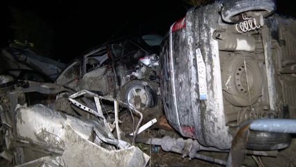 Landslide damages Italian island