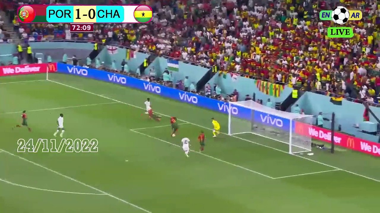 Portugal 3-2 Ghana  غانا2-3البرتغال - world cup 2022 كأس العالم