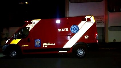 Jovem é agredido por mulher e precisa ser socorrido pelo Siate, no Centro