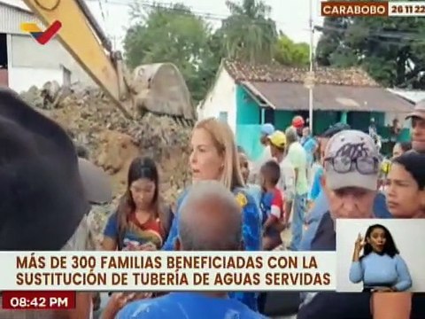 Carabobo | Realizan sustitución de tubería de aguas servidas en el mcpio. Los Guayos