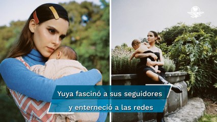 "Eres una gran mamá”: Yuya enternece a sus fans con fotos junto a su hijo Mar