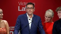 'Hope always defeats hate', Daniel Andrews gives victory speech after election win