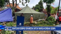 Gerak Cepat Kompas Gramedia Beri Bantuan Tenda ke 2 Lokasi Pengungsian Terdampak Gempa Cianjur