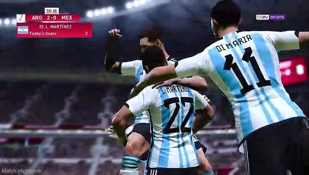 Argentina vs Mexico 2-0 - 2022 FIFA World Cup Qatar - Highlights