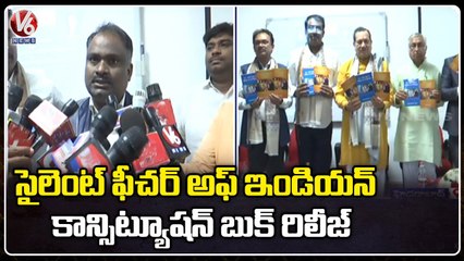 Salient Features of India Constitution Book Inauguration In Central University _Hyderabad _ V6 News