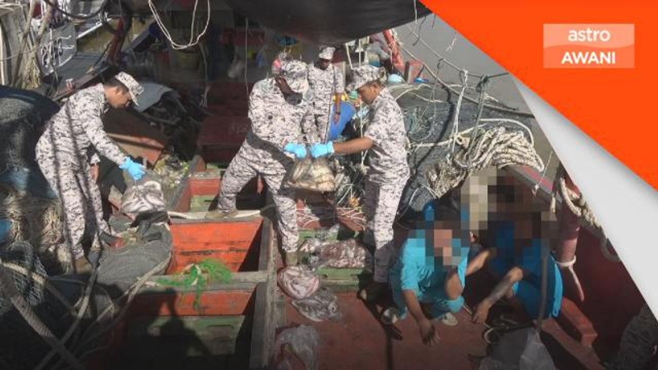 APMM Terengganu | Tahan 22 bot nelayan asing, tahan 193 nelayan