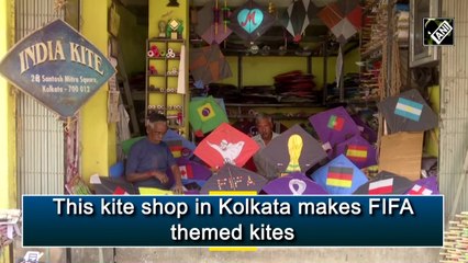 This kite shop in Kolkata makes FIFA-themed kites