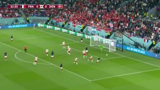 Prancis 2 vs 1 Denmark di Grup D - Highlight Piala Dunia FIFA 2022 _ Moji