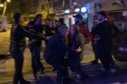 Bursa'da kazanın ardından tekme ve yumruklu kavga kamerada