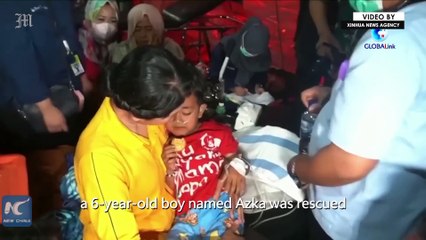 6-year-old boy rescued after nearly 48 hours in Indonesia quake
